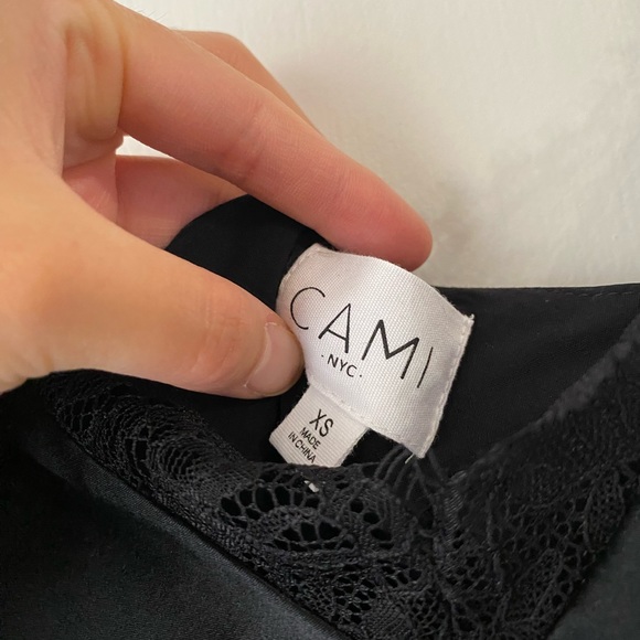 Cami NYC silk camisole dress with lace detailing - Picture 3 of 7